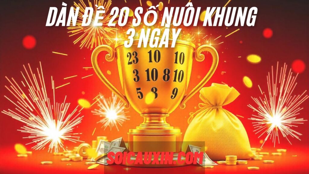 Dàn đề 20 số nuôi khung 3 ngày – Chiến thuật bất bại ăn lớn