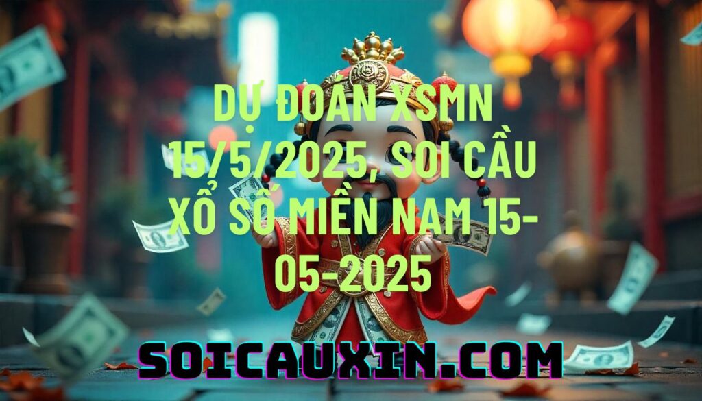 Dự đoán XSMN 15/5/2025, soi cầu Xổ Số Miền Nam 15-05-2025
