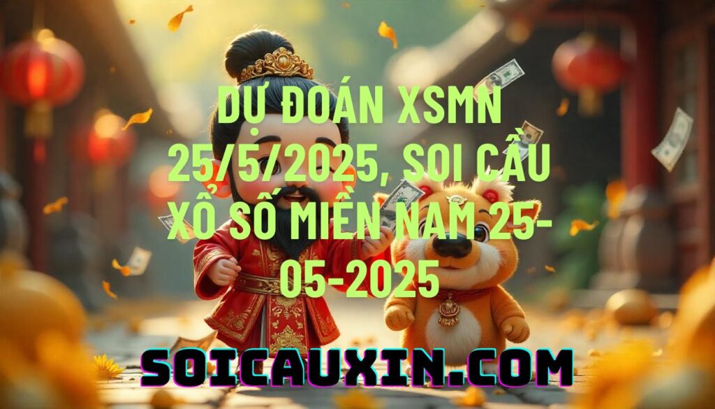 Dự đoán XSMN 25/5/2025, soi cầu Xổ Số Miền Nam 25-05-2025